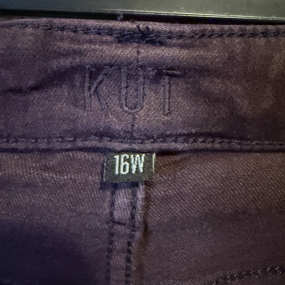 Kut from the Kloth Dark Purple Skinny Jeans - Picture 4 of 4